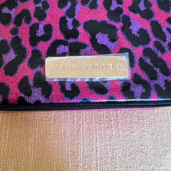 Marc Jacobs Snapshot Bag Pink Leopard Print Case Glitter - Picture 3 of 9